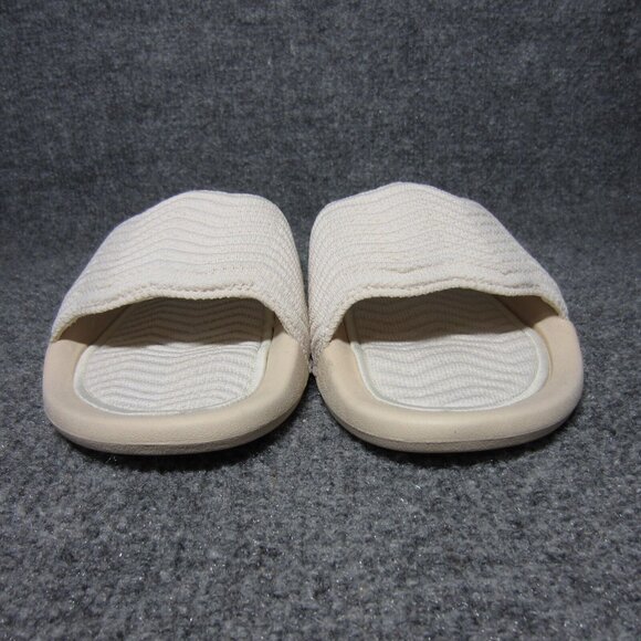 APL ZigZag Slide Sandals Womens Size 6 Beige Lightweight Comfort - Picture 2 of 9